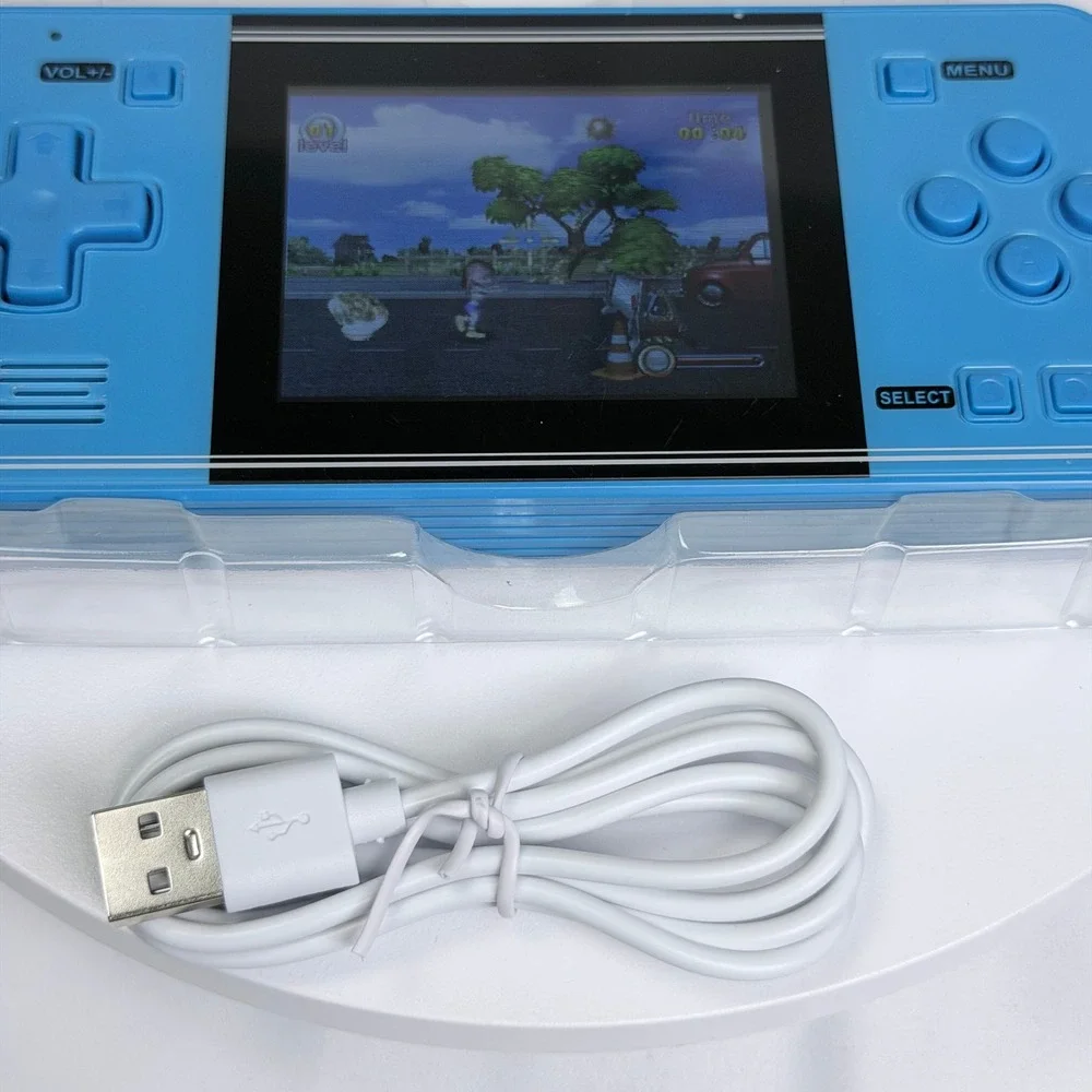 Newchen Handheld Game Console Blue Portable Retro Puzzle Casual Games X004T0RT2F